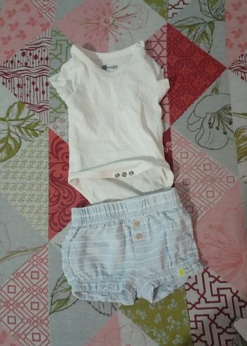 Bebek Erkek Pamuklu Kısa Kollu 3'lü Takım - Görsel 2