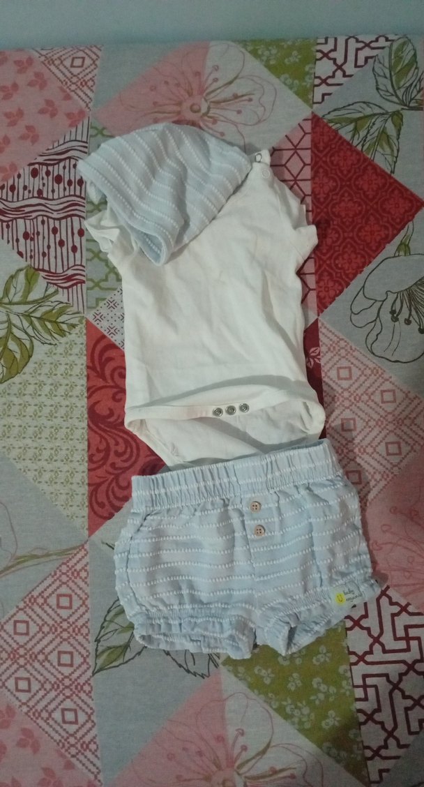 Bebek Erkek Pamuklu Kısa Kollu 3'lü Takım - Görsel 3