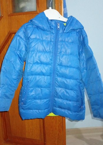 Sade Mavi Erkek Çocuk Mont - Görsel 2