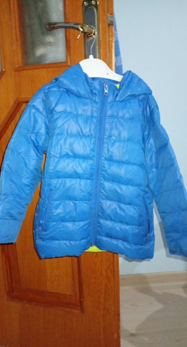 Sade Mavi Erkek Çocuk Mont - Görsel 2