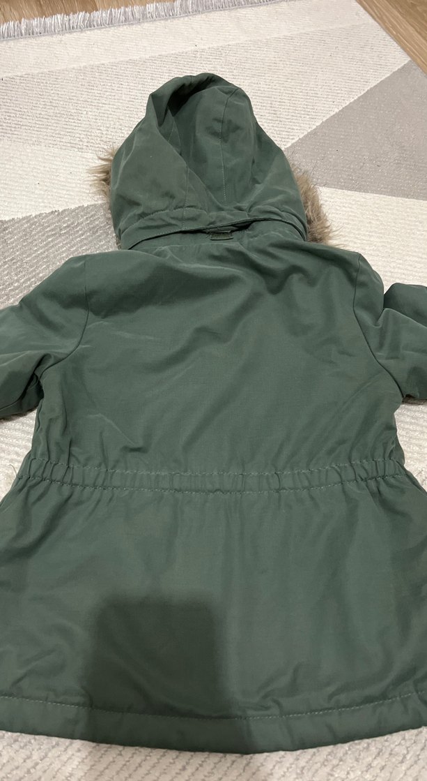 Kürklü kız bebek Mont, - Görsel 4