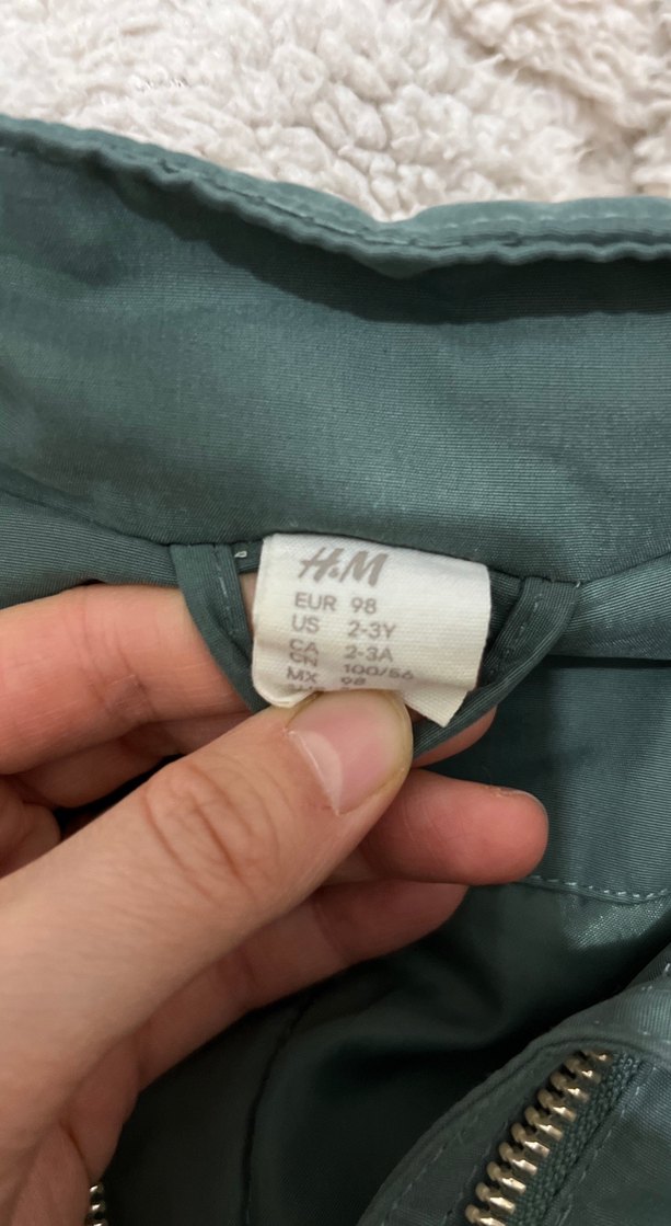 Kürklü kız bebek Mont, - Görsel 2