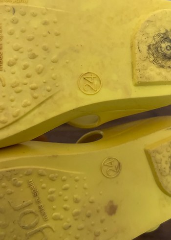 Sarı Fiyonklu Kız Çocuk Sandalet - Görsel 5