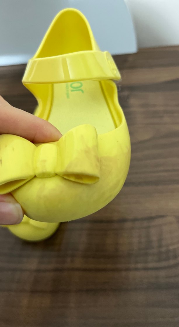 Sarı Fiyonklu Kız Çocuk Sandalet - Görsel 3