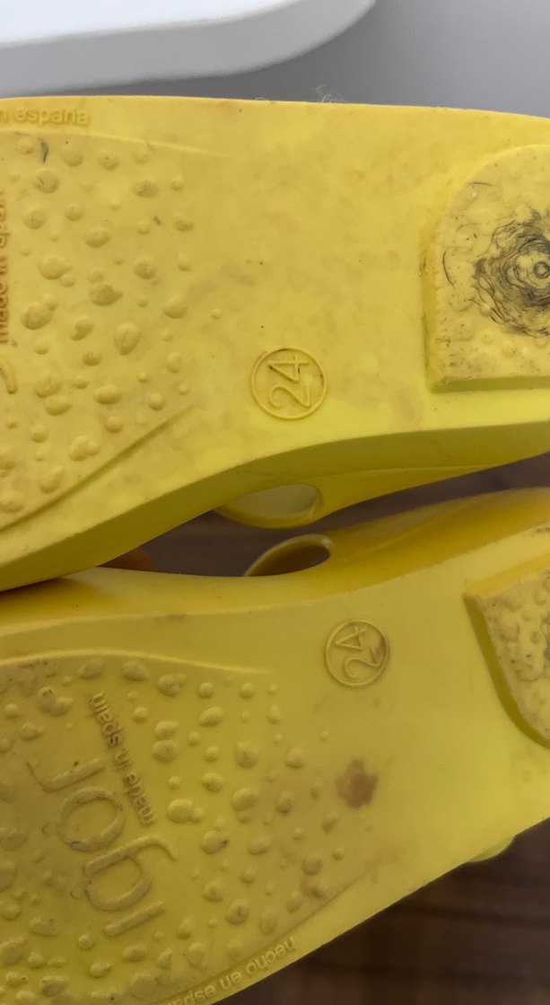 Sarı Fiyonklu Kız Çocuk Sandalet - Görsel 5