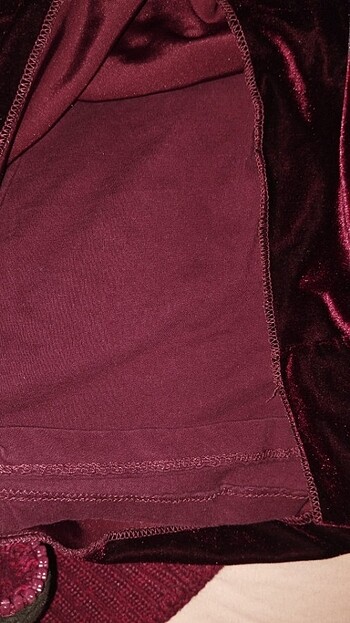 4 Yaş Beden bordo Renk Elbise