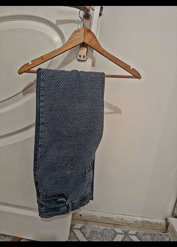taşlı jean pantolon - Görsel 3