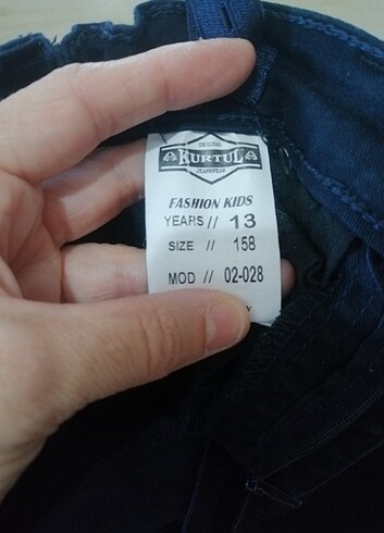 11-12 Yaş Beden çeşitli Renk Kız Çocuk Pantolon