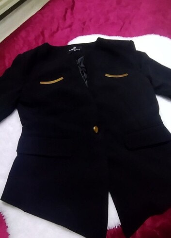 Diğer Gold aksesuarlı blazer ceket