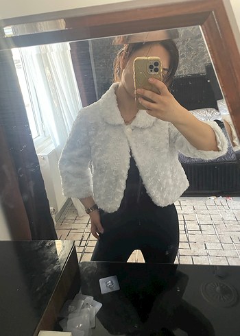 gelinlik üzeri için kürk - Görsel 6