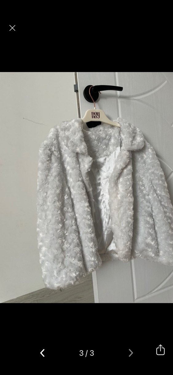 gelinlik üzeri için kürk - Görsel 3