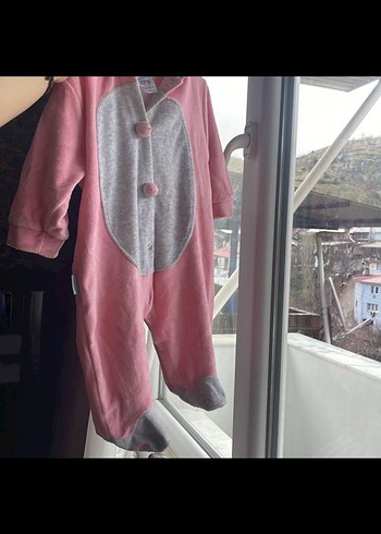 kız bebek tavşan tulum - Görsel 3