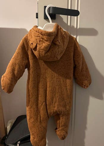 Kahverengi Bebek Polar Tulumu - Görsel 3