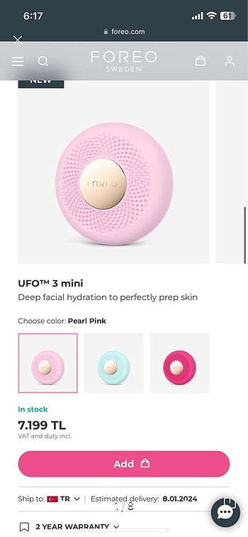 Foreo bakım seti