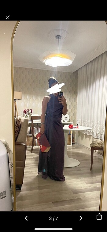 Massimo dutti gece elbisesi - Görsel 3