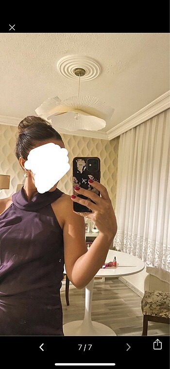 Massimo dutti gece elbisesi - Görsel 7