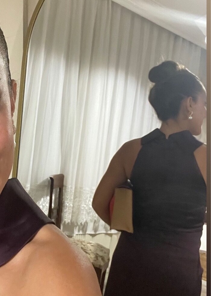 Massimo dutti gece elbisesi - Görsel 4