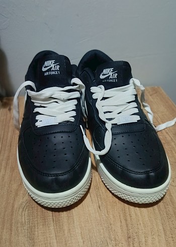 Nike Air Force 1 Siyah Beyaz Spor Ayakkabi