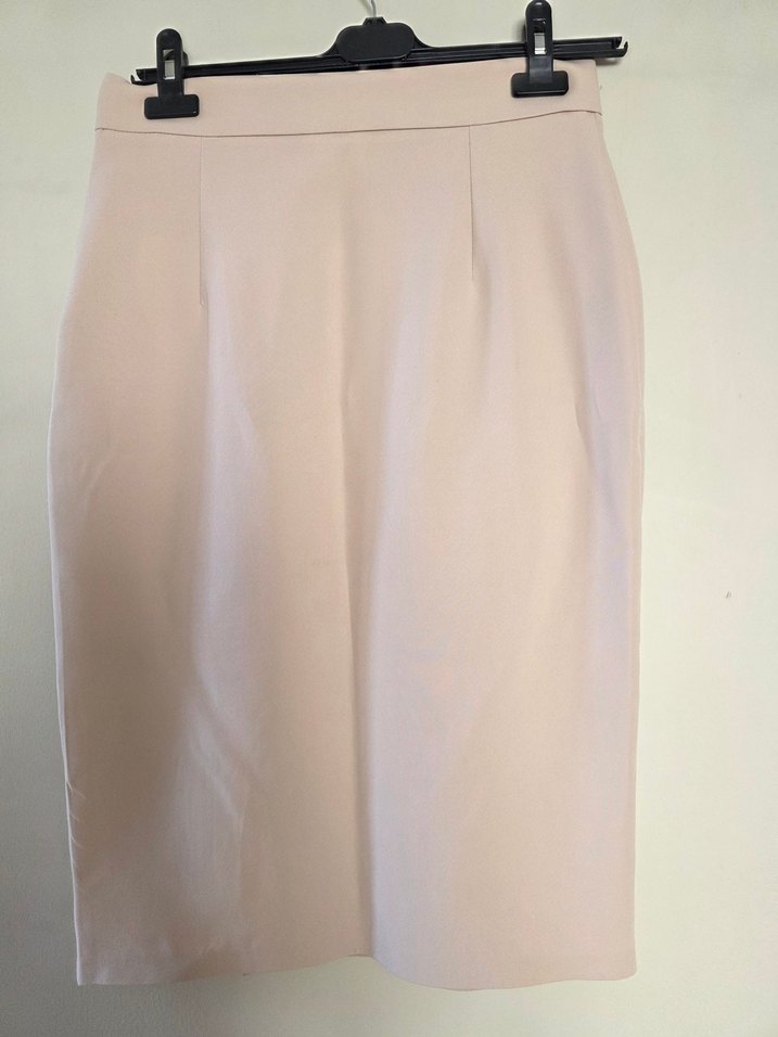 Bej Midi Kadın Uzun Etek - Görsel 5