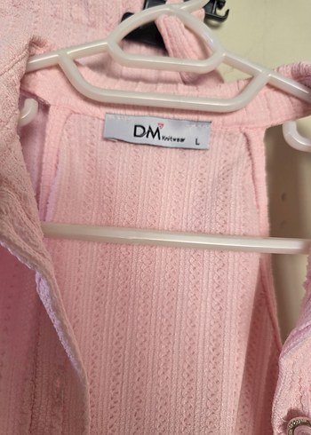 Pembe yumuşak kumaştan kadın takım - Görsel 11