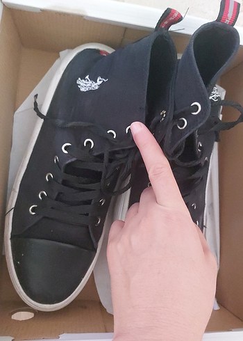 U.S. Polo Assn. Siyah Yüksek Platform Kadın Spor Ayakkabı - Görsel 4