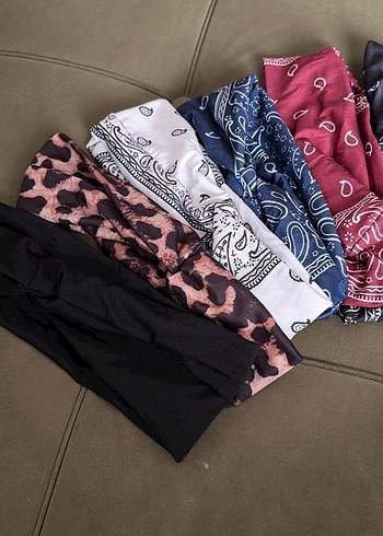 6 adet paisley saç bandı - Görsel 2