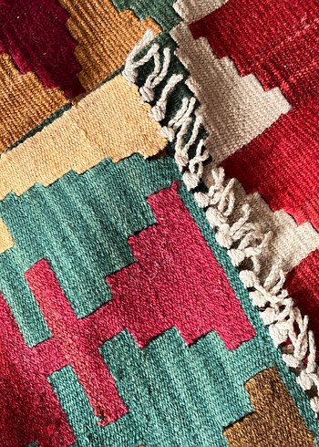 Yün el dokuma Kayseri kilim - Görsel 3