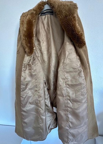 Vintage yün pardesü - Görsel 3