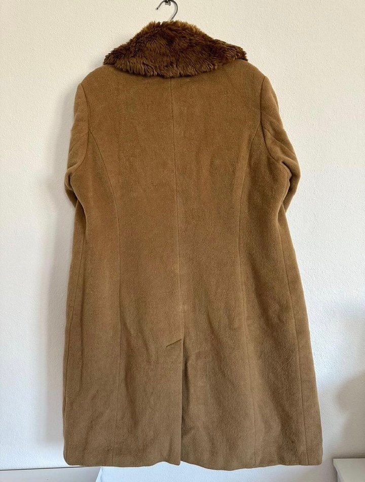 Vintage yün pardesü - Görsel 4