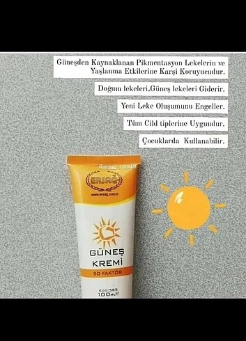 Yves Rocher Ersağ Güneş kremi 