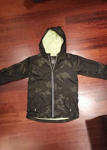 Erkek Çocuk Kamuflaj Desenli Fermuarlı Ceket - Görsel 3