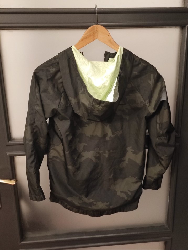 Erkek Çocuk Kamuflaj Desenli Fermuarlı Ceket - Görsel 2