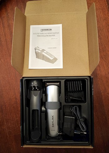 Gri Daylink Profesyonel Saç Kesme Makinesi - Görsel 3