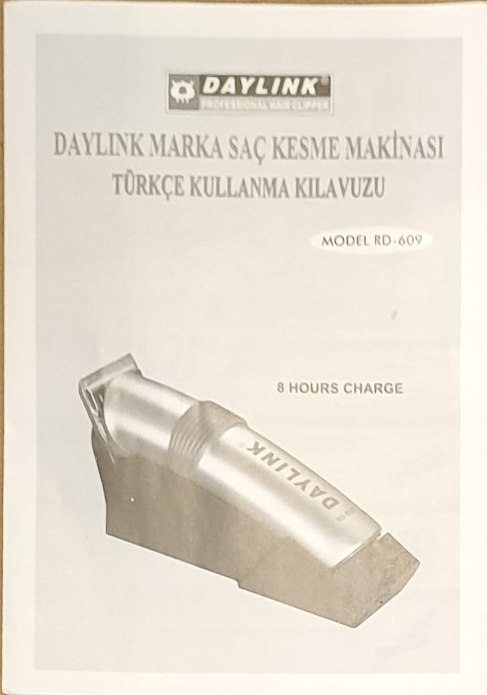 Gri Daylink Profesyonel Saç Kesme Makinesi - Görsel 4