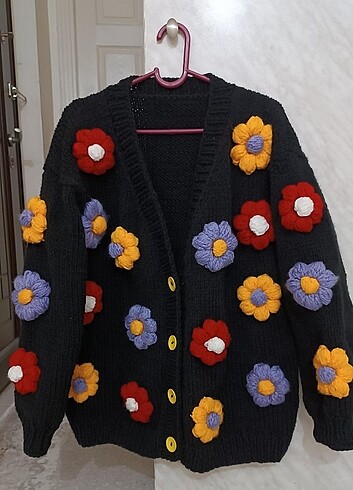 l Beden Papatyalı hırka