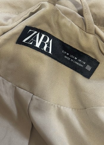 m Beden camel Renk Zara trençkot
