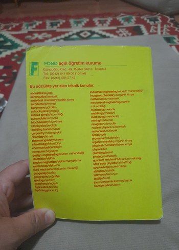 İngilizce-Türkçe Teknik Terimler Sözlüğü - Görsel 2