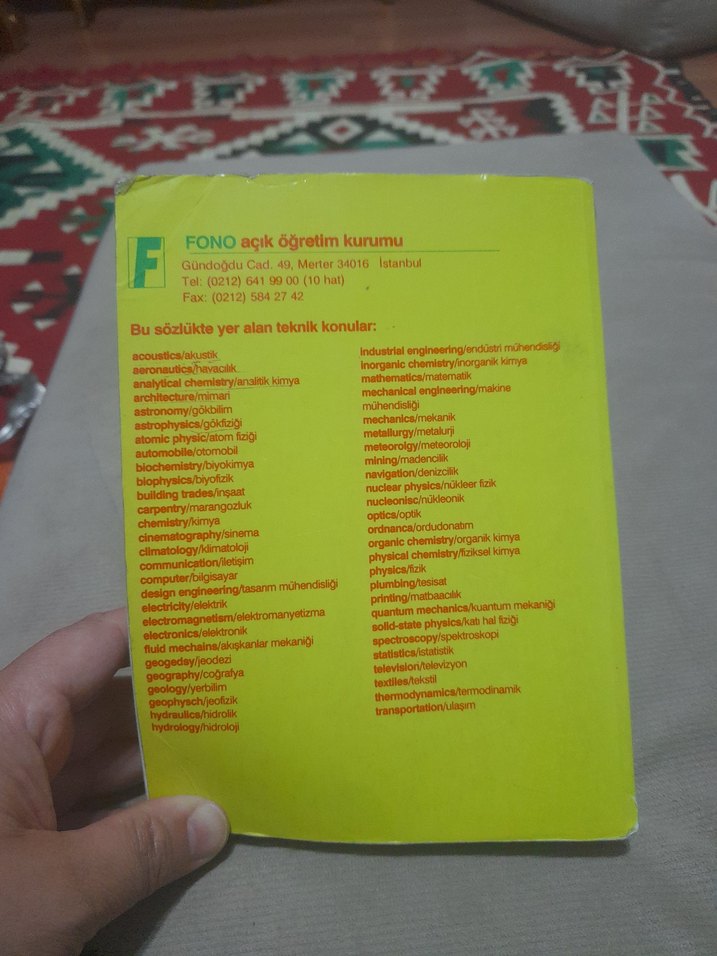 İngilizce-Türkçe Teknik Terimler Sözlüğü - Görsel 2