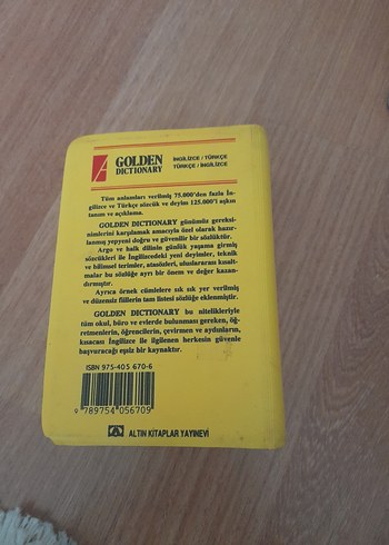 Golden İngilizce-Türkçe Sözlük - Görsel 3