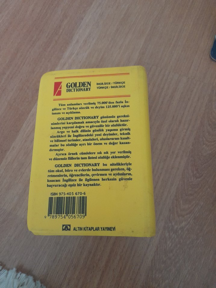 Golden İngilizce-Türkçe Sözlük - Görsel 3