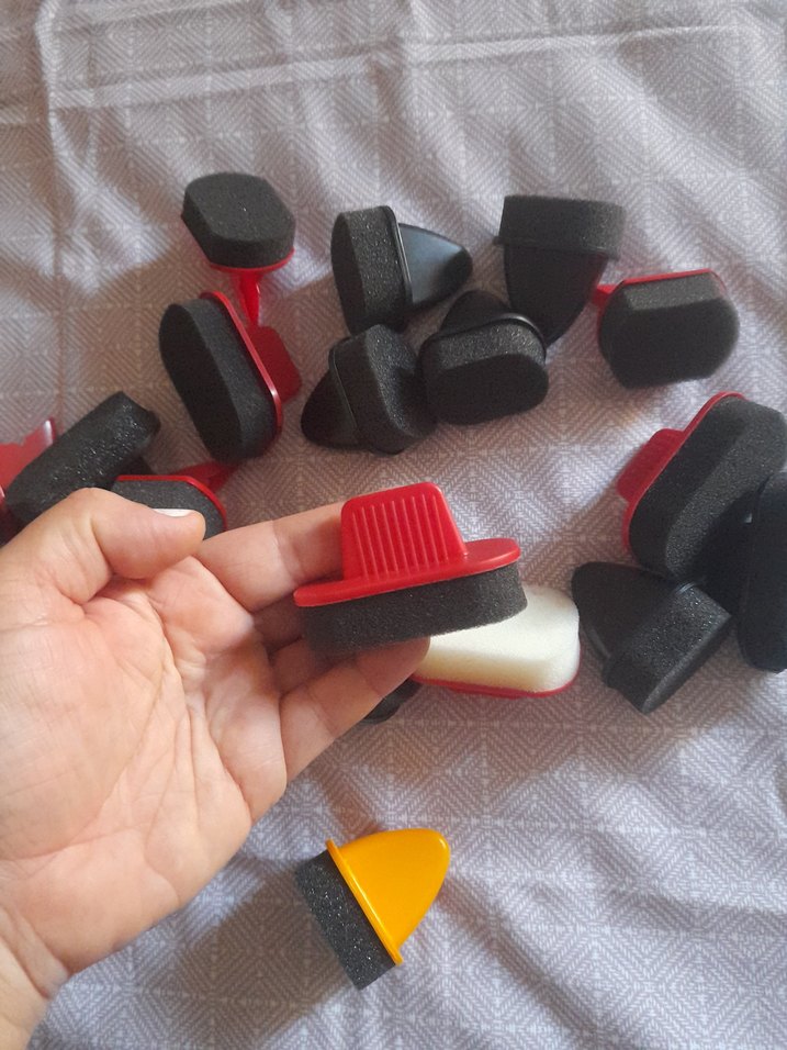 Çoklu Siyah Boyama Süngeri Seti - Görsel 3