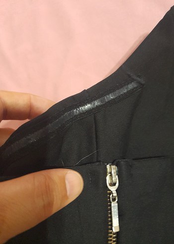 38 Beden Siyah Strapsız Drapeli Kadın Büstiyer