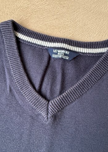 Erkek Çocuk Lacivert Triko Süveter - Görsel 2