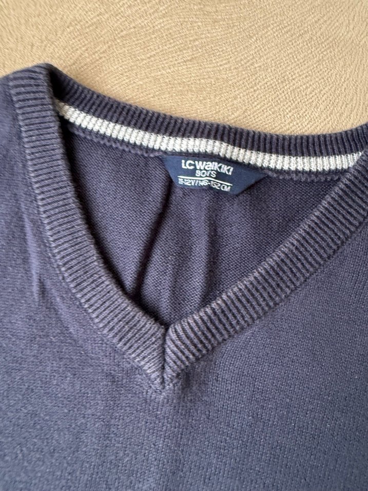 Erkek Çocuk Lacivert Triko Süveter - Görsel 2