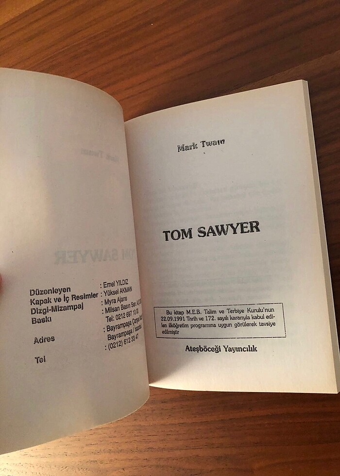 TOM SAWYER?IN MACERALARI - Görsel 3