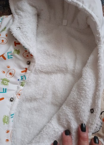 Renkli Nakışlı Erkek Bebek Kışlık Tulumu - Görsel 4