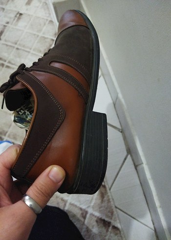 Diğer Kahverengi Deri Erkek Klasik Ayakkabı
