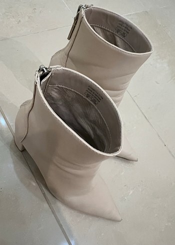 Mango topuklu deri bot - Görsel 4