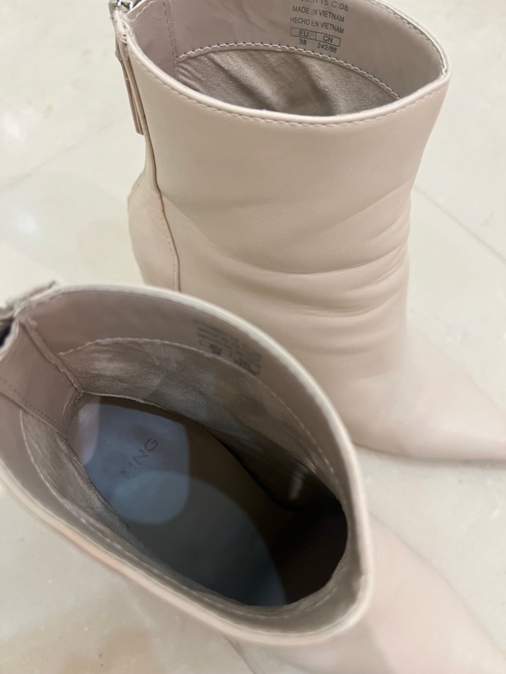 Mango topuklu deri bot - Görsel 5