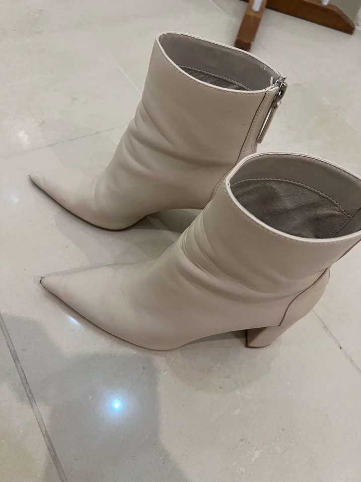 Mango topuklu deri bot - Görsel 2